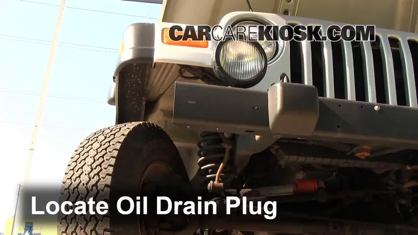 2004 Jeep Wrangler Rubicon 4.0L 6 Cyl. Oil Change Oil and Oil Filter